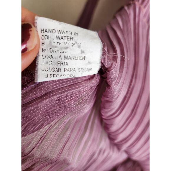 y2K Daniel Women's Ruffle Button Up Blouse Lg - Picture 10 of 10